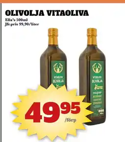 Bonum Matmarknad OLIVOLJA VITAOLIVA erbjuda