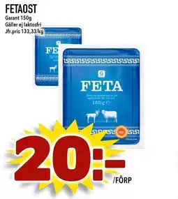 Bonum Matmarknad FETAOST erbjuda