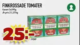 Bonum Matmarknad FINKROSSADE TOMATER erbjuda