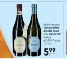 Citti Italien Venetien Cantina di Ora Amicale Rosso oder Bianco IGP trocken erbjuda