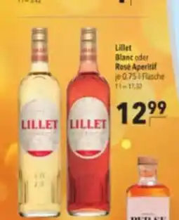Citti Lillet Blanc oder Rose Aperitif erbjuda