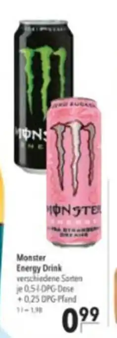 Citti Monster energy drink erbjuda