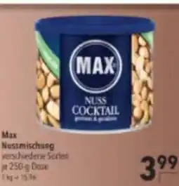 Citti Max Nussmischung verschiedene Sorten erbjuda