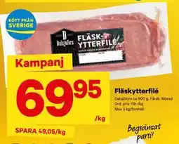 City Gross Fläskytterfilé, SEK 69.95 erbjuda