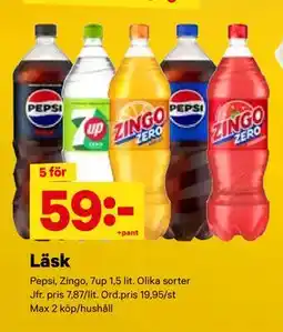 City Gross Läsk, SEK 59 erbjuda