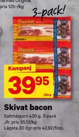City Gross Skivat bacon, SEK 39.95 erbjuda