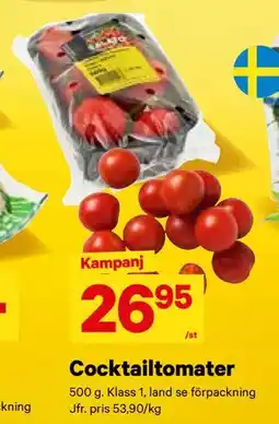 City Gross Cocktailtomater, SEK 26.95 erbjuda