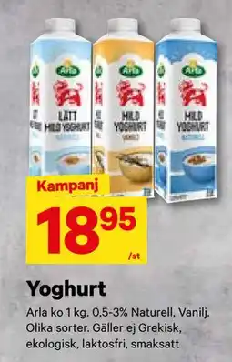 City Gross Yoghurt, SEK 18.95 erbjuda