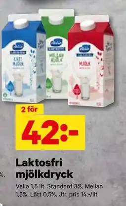 City Gross Laktosfri mjölkdryck, SEK 42 erbjuda