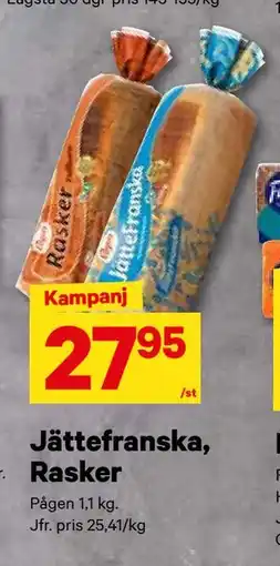 City Gross Jättefranska, Rasker, SEK 27.95 erbjuda