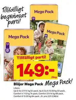 City Gross Blöjor Mega Pack, SEK 149 erbjuda