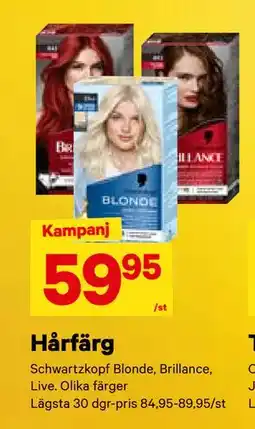 City Gross Hårfärg, SEK 59.95 erbjuda