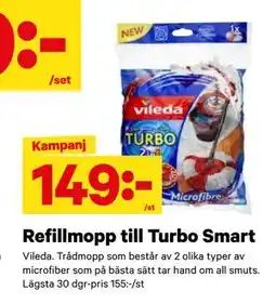City Gross Refillmopp till Turbo Smart, SEK 149 erbjuda