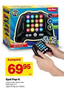 City Gross Spel Pop-it, SEK 69.95 erbjuda