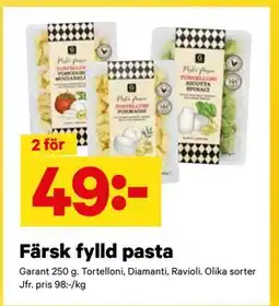 City Gross Färsk fylld pasta, SEK 49 erbjuda