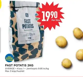 Willys Fast potatis erbjuda