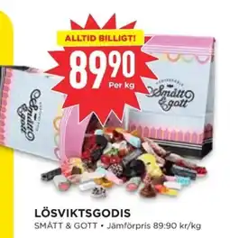 Willys Lösviktsgodis erbjuda