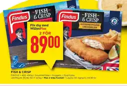 Willys FINDUS Fish- & crisp erbjuda