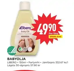 Willys LIBERO Babyolja erbjuda