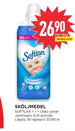Willys SOFTLAN Sköljmedel erbjuda