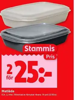 ICA Kvantum ICA Matlåda erbjuda