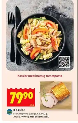 ICA Kvantum Kassler erbjuda