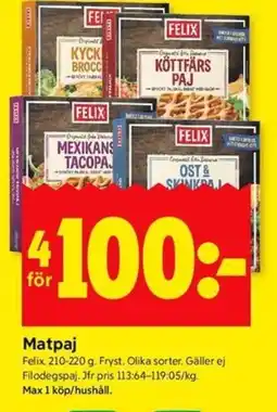 ICA Kvantum FELIX Matpaj erbjuda