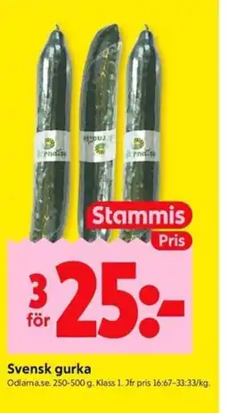 ICA Kvantum Svensk gurka erbjuda