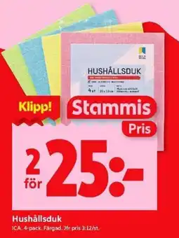 ICA Kvantum ICA Hushållsduk erbjuda