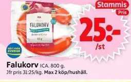 ICA Supermarket ICA Falukorv erbjuda