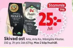 ICA Supermarket Skivad ost erbjuda