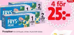 ICA Supermarket ICA Fryspåsar erbjuda
