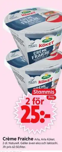 ICA Supermarket ARLA Köket.Crème Fraiche erbjuda