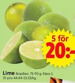 ICA Supermarket Lime erbjuda