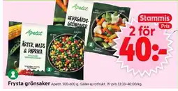 ICA Supermarket Apetit Frysta grönsaker erbjuda
