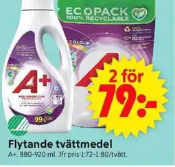 ICA Supermarket A+ Flytande tvättmedel erbjuda