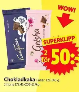 ICA Supermarket FAZER Chokladkaka erbjuda