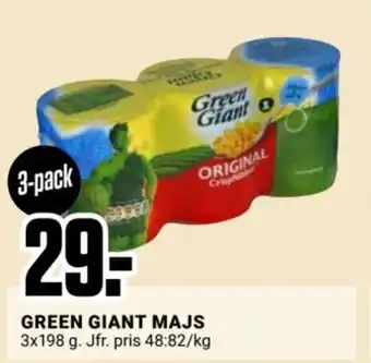 ÖoB Green Giant majs erbjuda