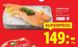 Lidl Laxfilé hel sida erbjuda