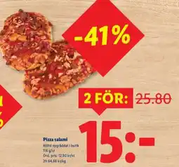 Lidl Pizza salami erbjuda