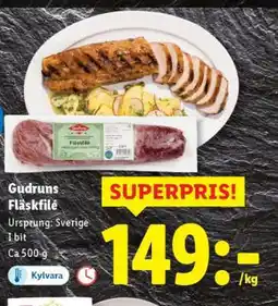 Lidl Gudruns Fläskfilé erbjuda
