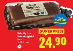 Lidl Bake My Day Danskt rågbröd erbjuda