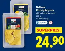 Lidl ITALIAMO Färsk fylld pasta erbjuda