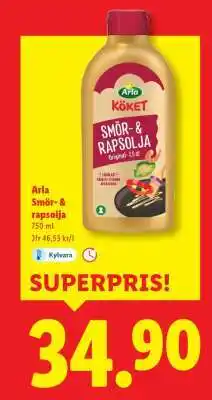 Lidl Arla Smör & Rapsolja erbjuda