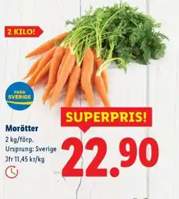 Lidl Morötter erbjuda