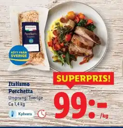Lidl ITALIAMO Porchetta erbjuda
