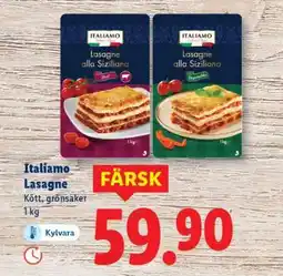 Lidl Italiamo Lasagne erbjuda