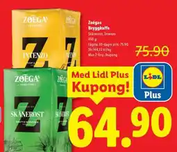 Lidl Zoégas bryggkaffe erbjuda