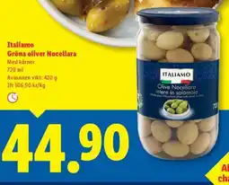 Lidl Italiamo Gröna oliver Nocellara erbjuda