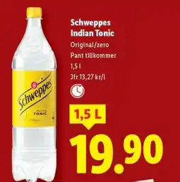 Lidl Schweppes Indian Tonic erbjuda
